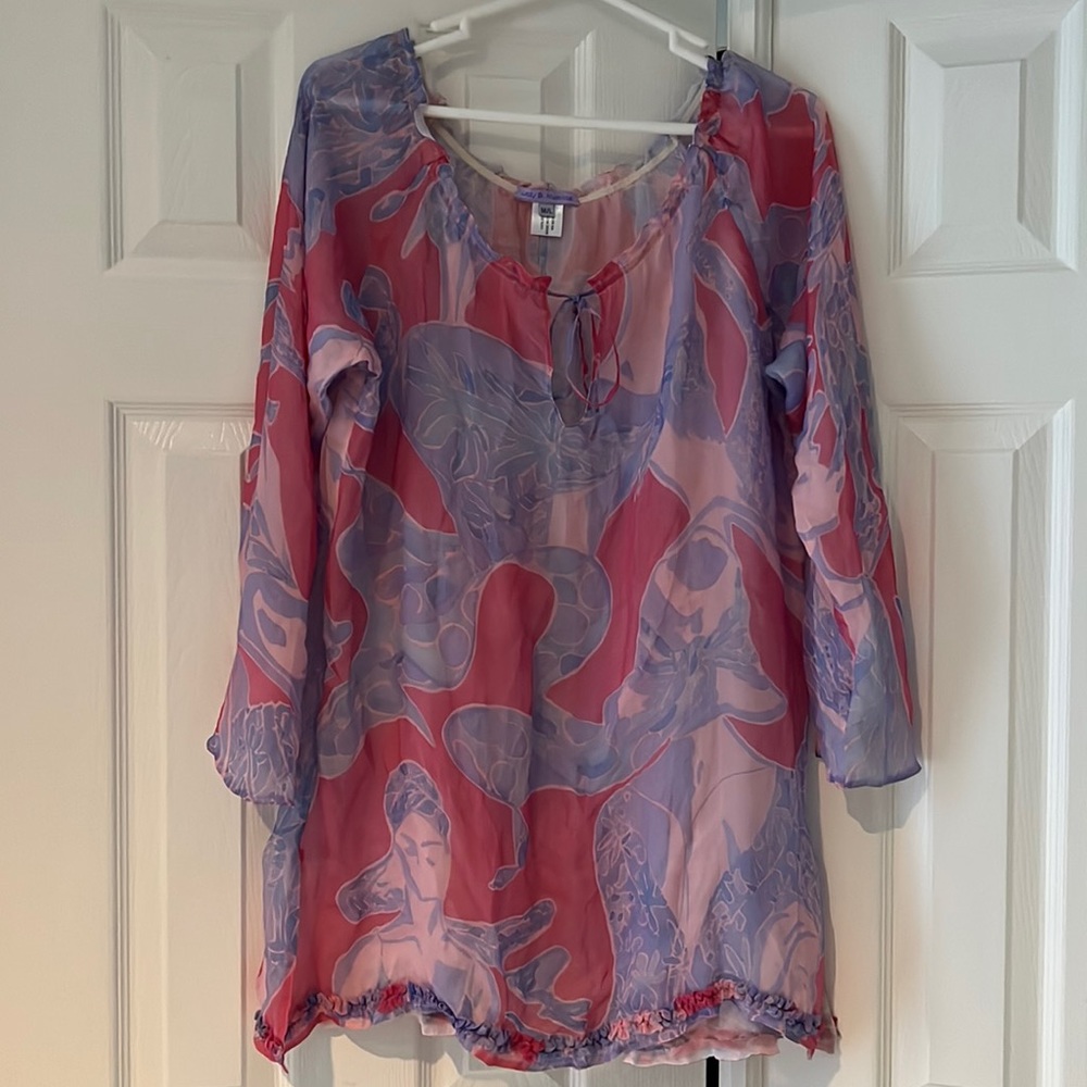 Lotty B Mustique Silk Coverup